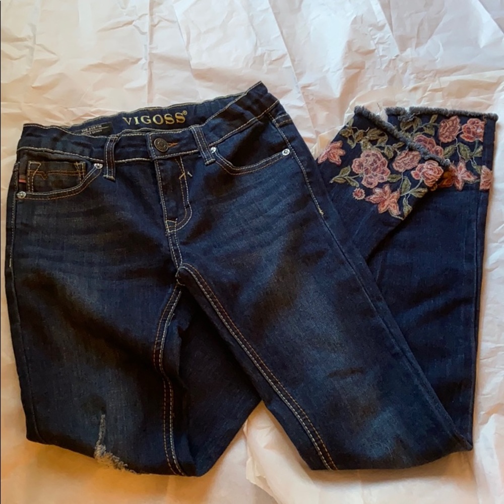 Vigoss The Austin Ankle Skinny Girls Jeans…